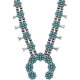 Western Vintage Floral Stone Necklace Set