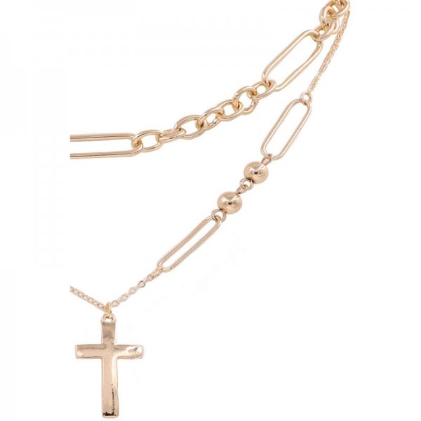 Chain Cross 2-Piece necklace Set