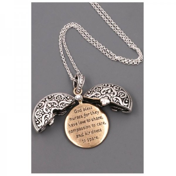 'NURSES BLESSING' Locket Necklace