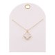 Quatrefoil Pendant Chain Necklace