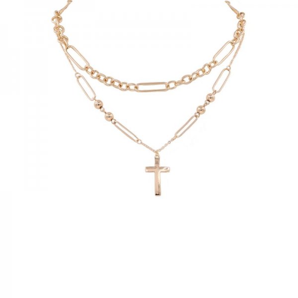 Chain Cross 2-Piece necklace Set