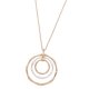 Bamboo Ring Pendant Long Necklace